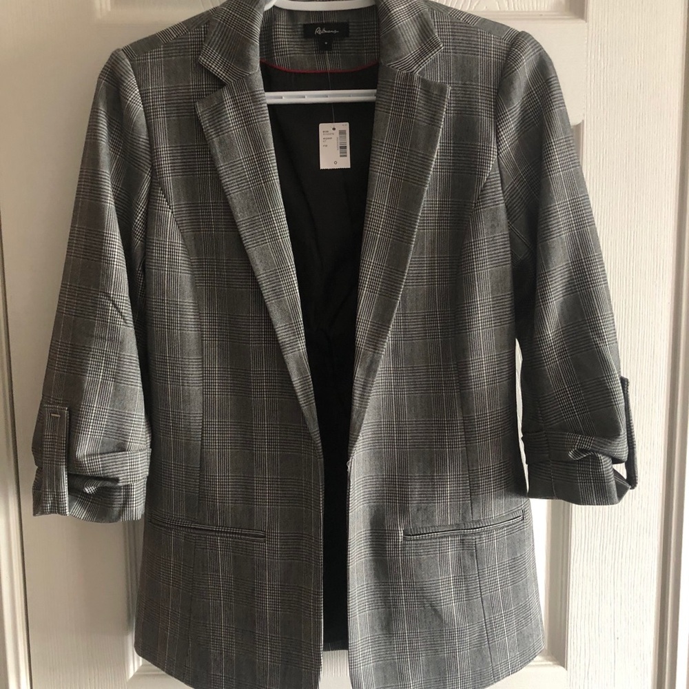 Reitmans Checkered Blazer
